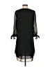 Thread 100% Polyester Solid Black Casual Dress Size 2 - photo 2