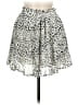 Assorted Brands Animal Print Silver White Casual Skirt One size (estimated) - photo 1