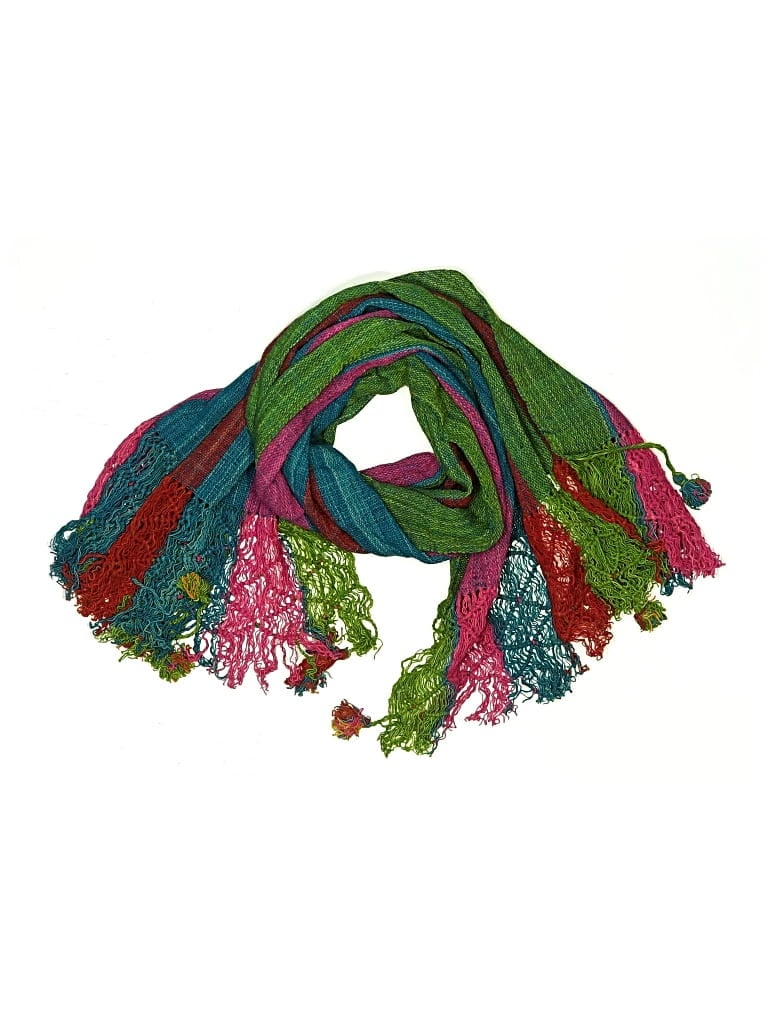Pre-owned Unbranded Scarf In Green