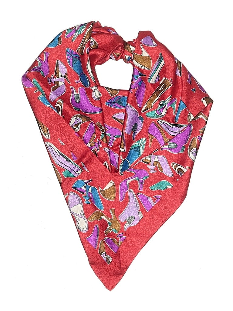 Pre-owned Unbranded Scarf In Red