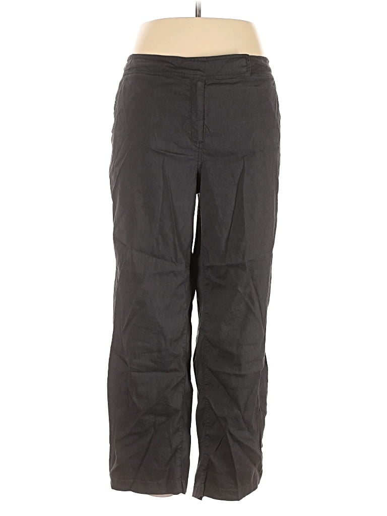 Pre-owned Eileen Fisher Casual Pants In Gray