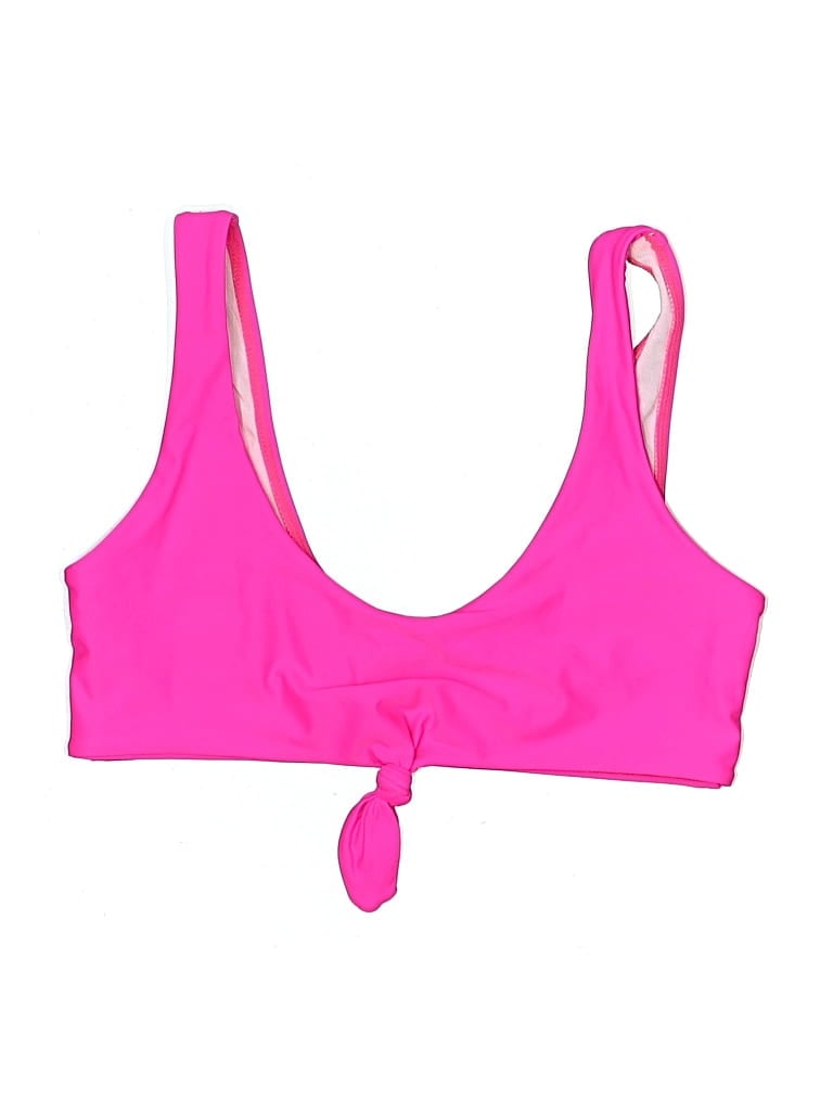 Pre-owned Unbranded Swimsuit Top Pink Swimwear