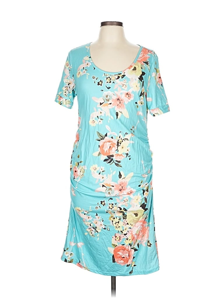 Pre-owned Unbranded Casual Dress In Blue