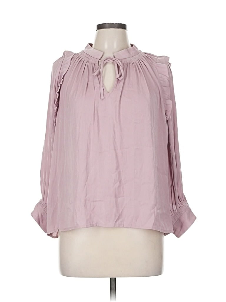 Pre-owned Current Air 3/4 Sleeve Blouse In Pink