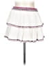 Thayer Solid White Casual Skirt Size L - photo 1
