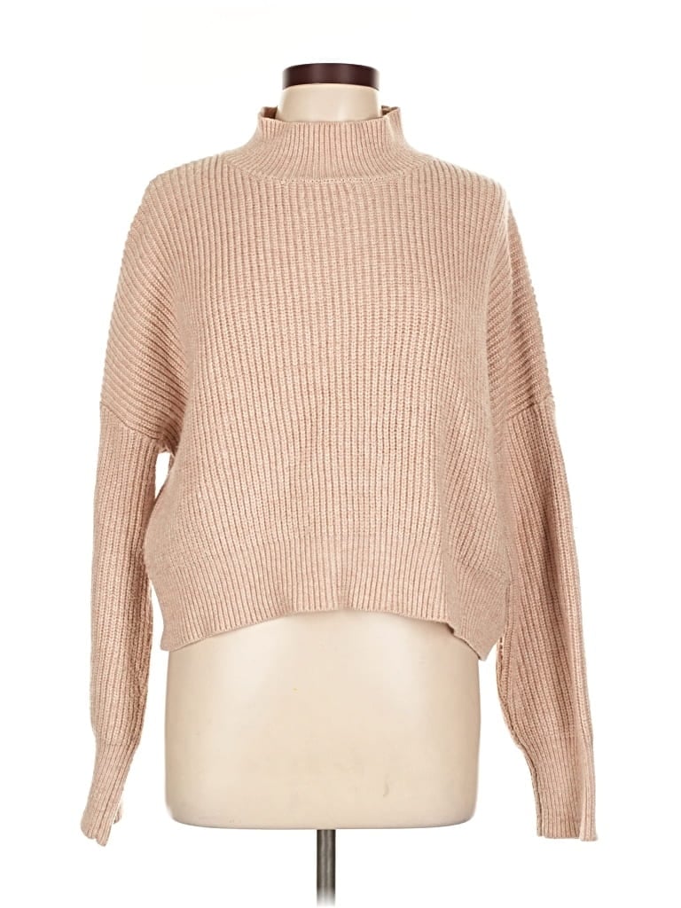 Click to view more detailed imagery on our partner's website Pre-owned Knot Sisters Turtleneck Sweater In Brown