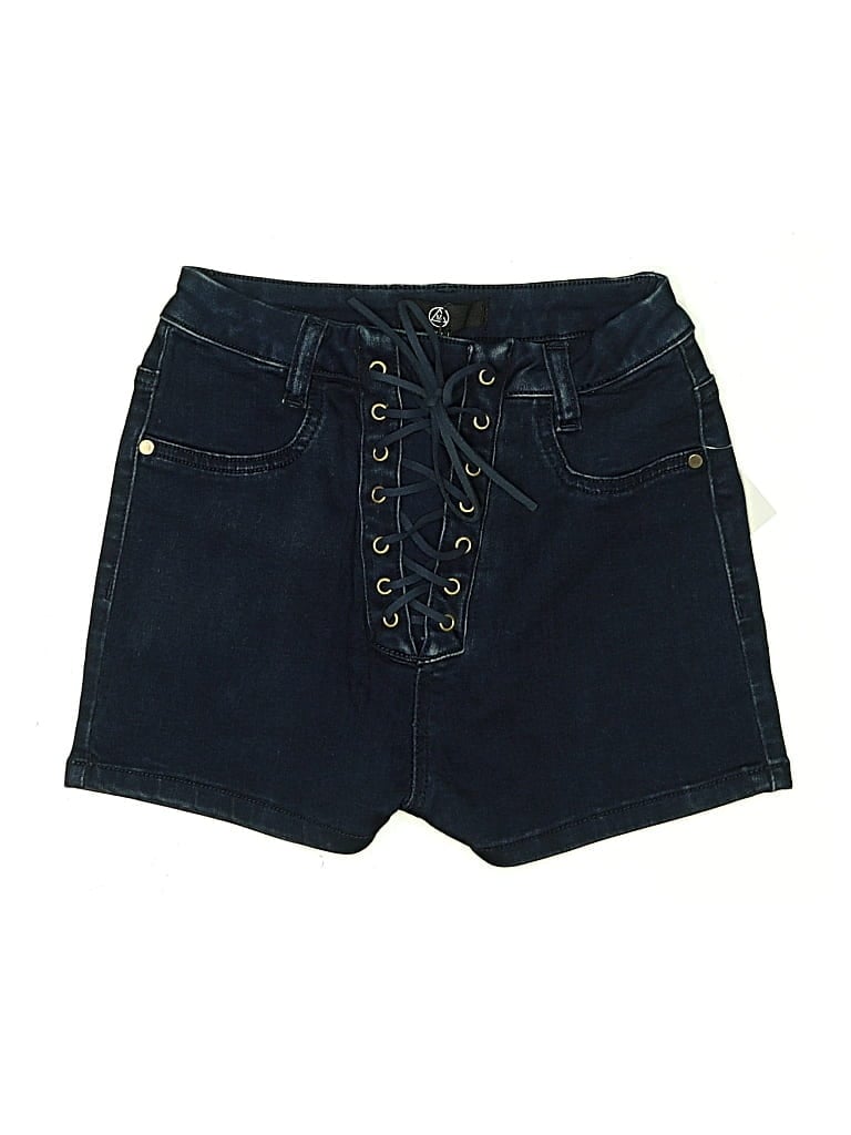 Pre-owned Missguided Denim Shorts In Blue