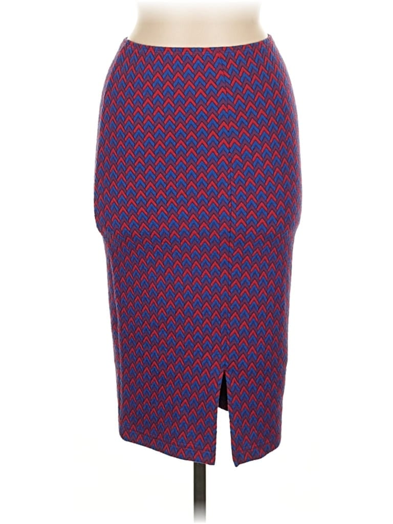 Pre-owned American Apparel Formal Skirt In Purple