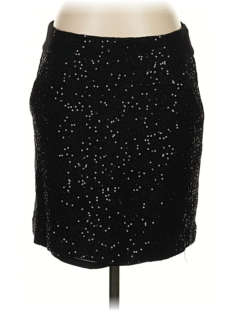 Pre-owned Ann Taylor Loft Formal Skirt In Black