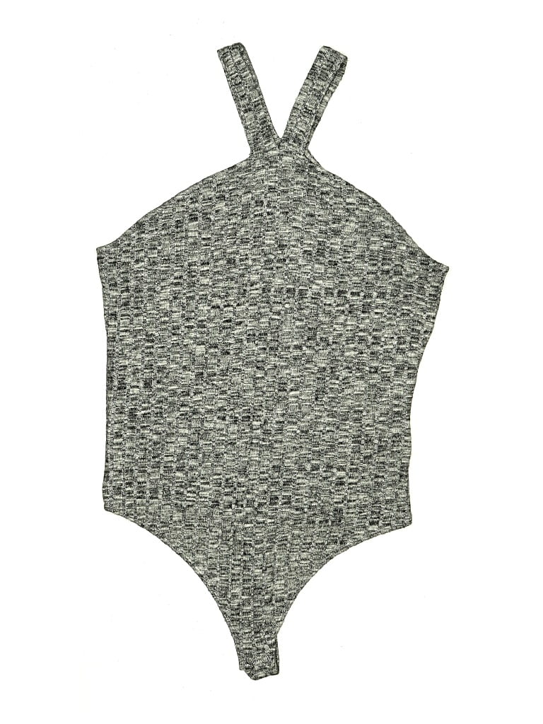 Pre-owned Express One Eleven Bodysuit In Gray