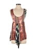 One Teaspoon 100% Polyester Orange Brown Romper Size XS - photo 1