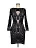 Reiss 100% Polyester Black Cocktail Dress Size 6 - photo 1