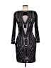 Reiss 100% Polyester Black Cocktail Dress Size 6 - photo 2