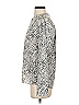 Calvin Klein Animal Print Silver Long Sleeve Blouse Size XS - photo 5