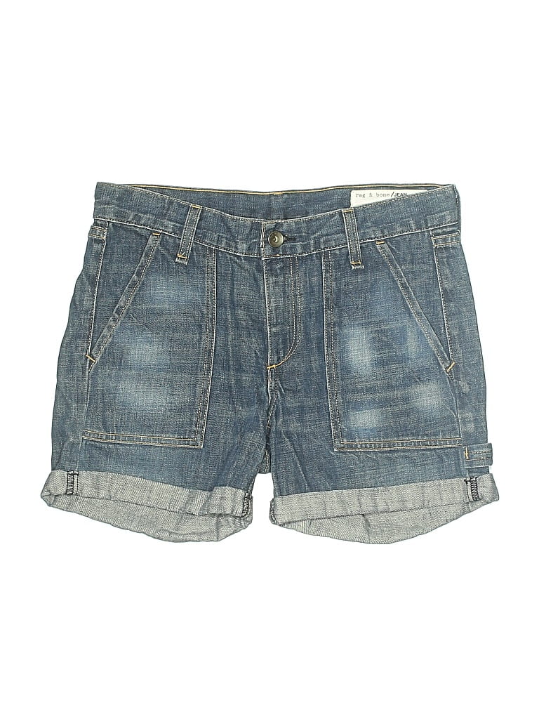 Pre-owned Rag & Bone Denim Shorts In Blue
