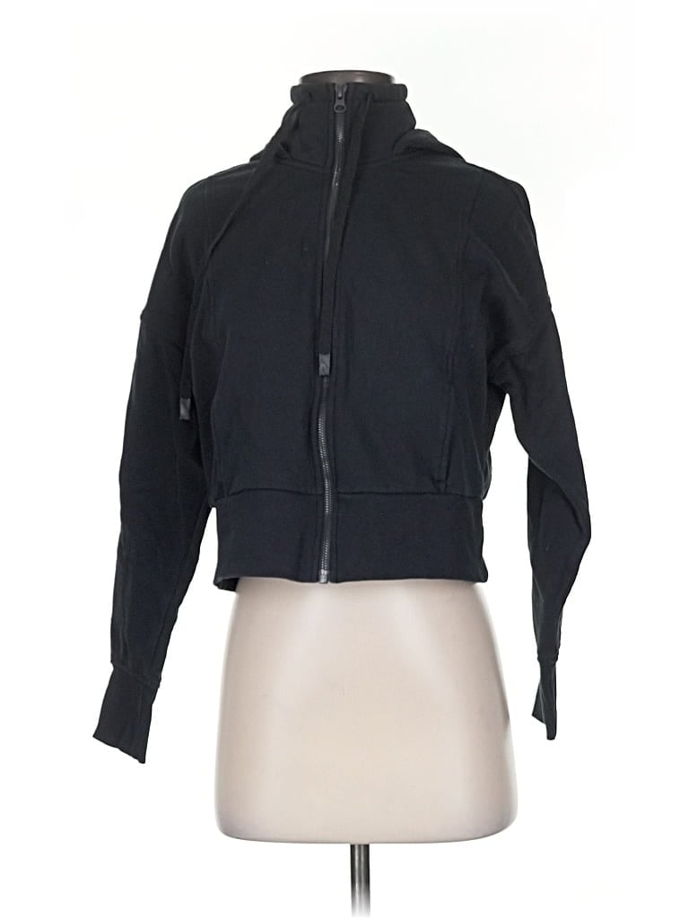 Pre-owned Core 10 Zip Up Hoodie In Black