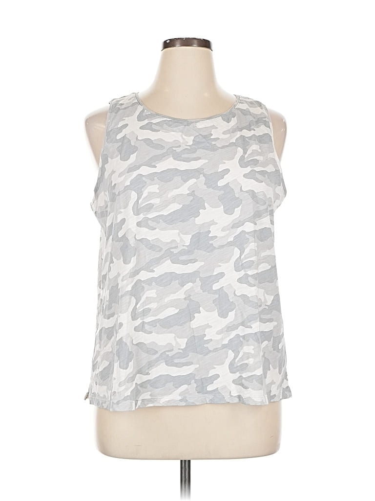 Pre-owned Old Navy Tank Top Silver Halter Neckline Tops