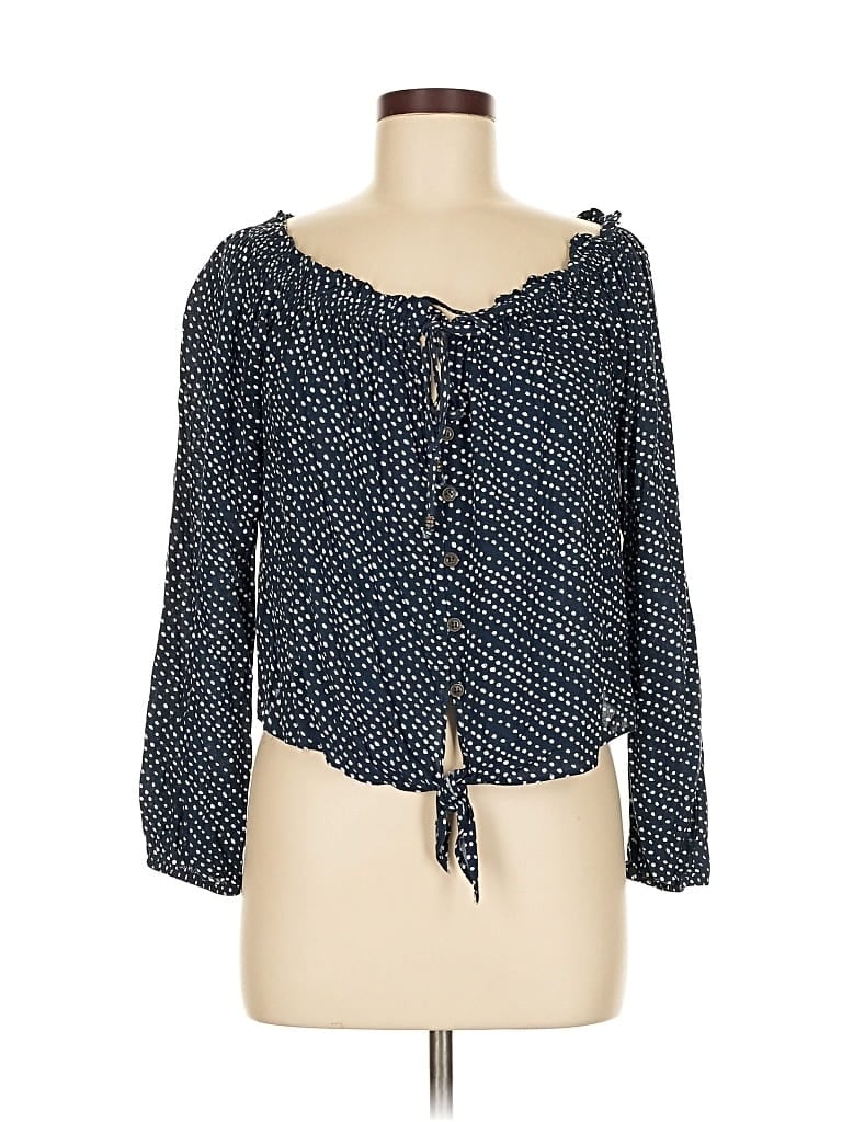 JOLT Pre-owned 3/4 Sleeve Blouse In Blue