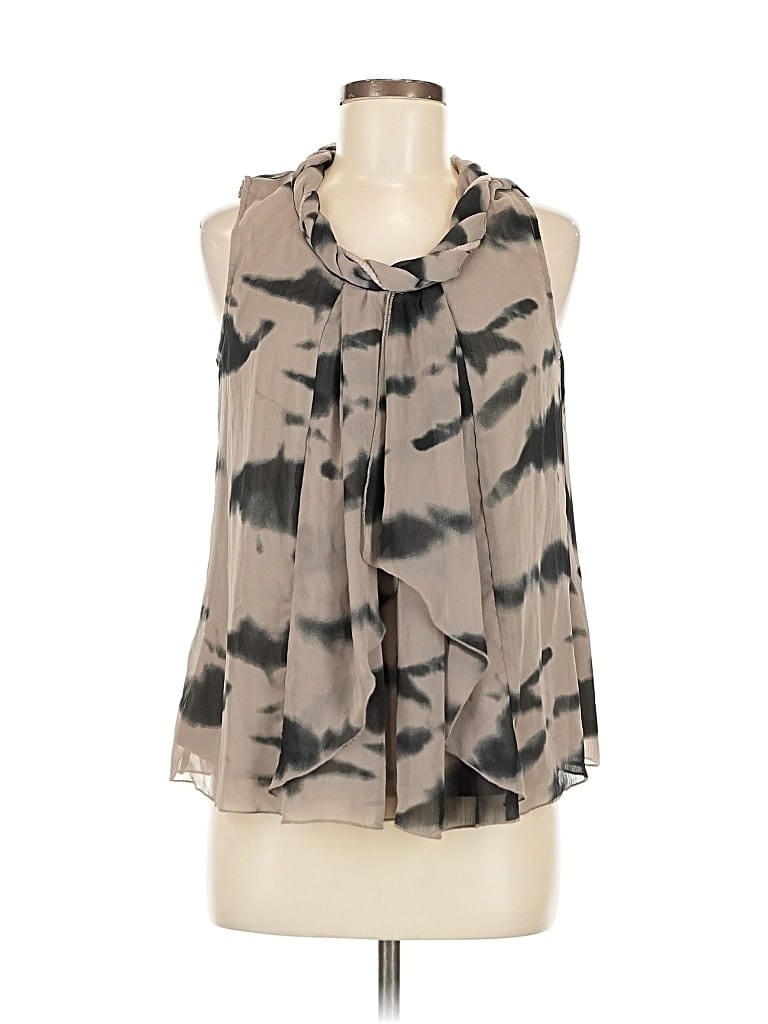Pre-owned Adiva Sleeveless Blouse In Gray