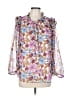 Vineyard Vines 100% Polyester Purple 3/4 Sleeve Blouse Size L - photo 1