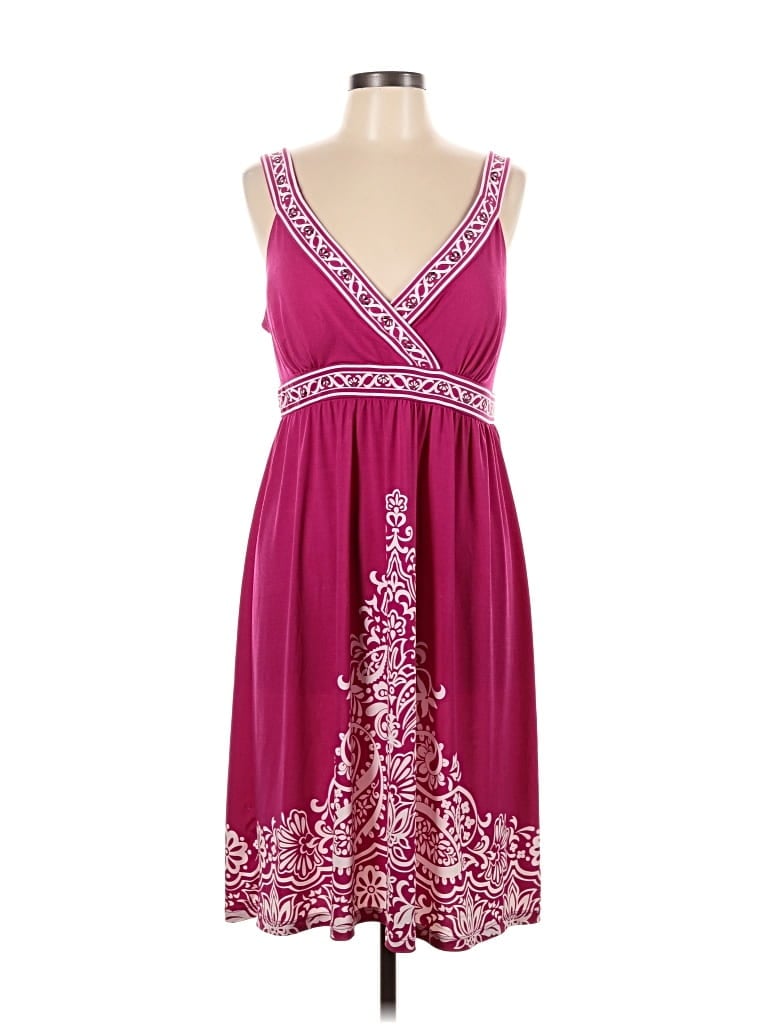 APT. 9 Pre-owned Cocktail Dress In Burgundy