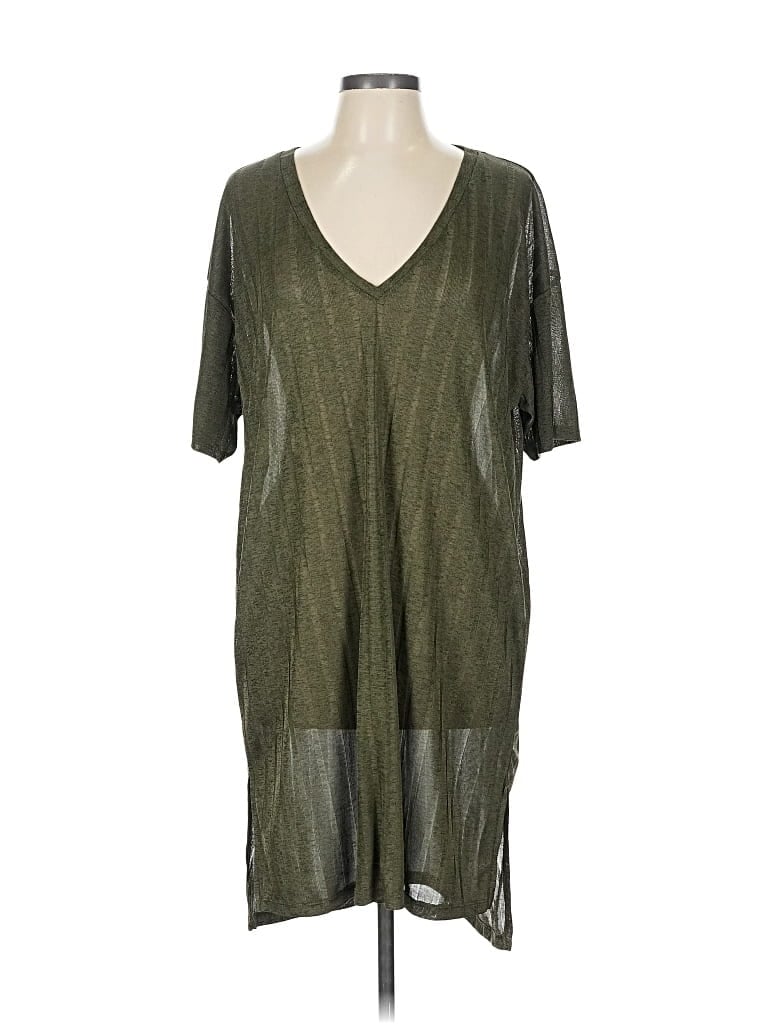 Pre-owned Zara W&b Collection Casual Dress In Green