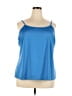 Fashion Bug Blue Tank Top Size 3X - photo 1