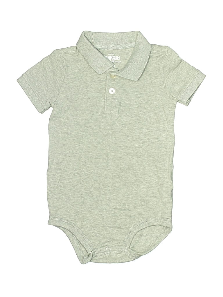 OSHKOSH B'GOSH Pre-owned Kids' Short Sleeve Onesie In Green