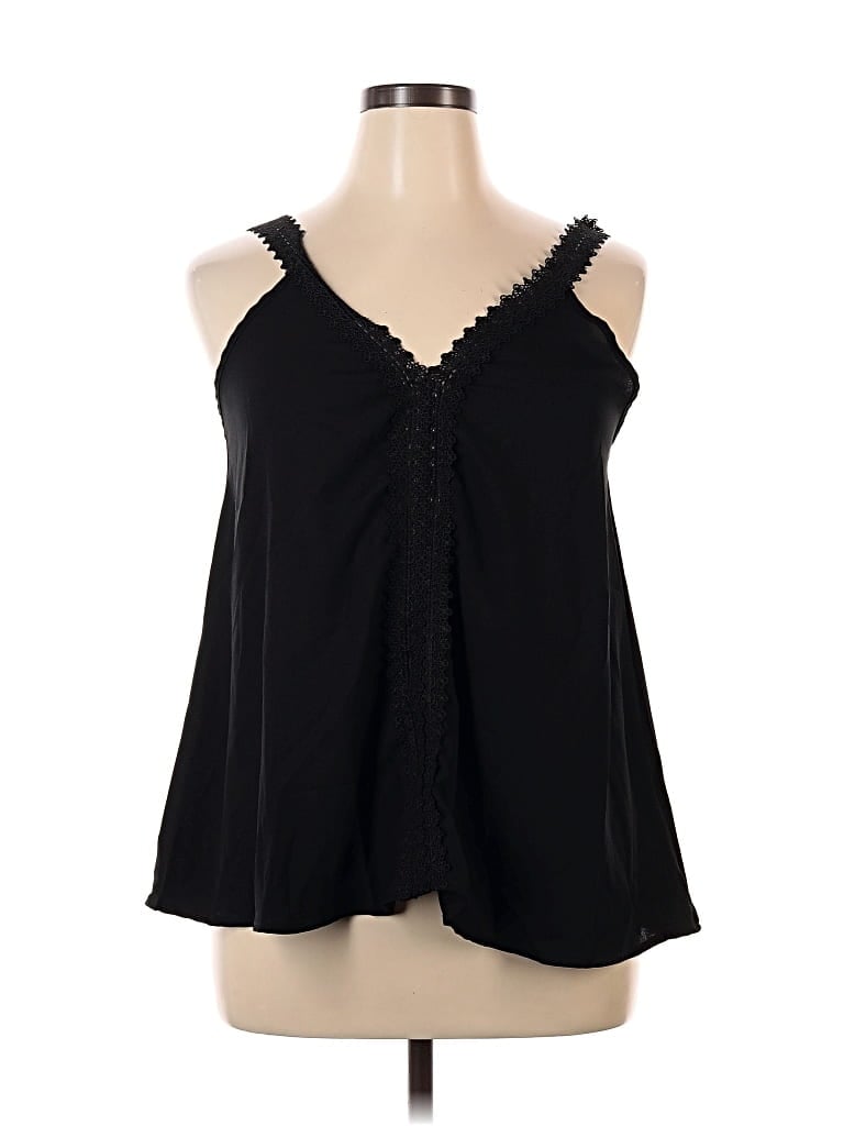 Pre-owned Shein Sleeveless Blouse In Black