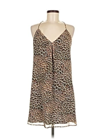 Lavender Brown Casual Dress (view 1)