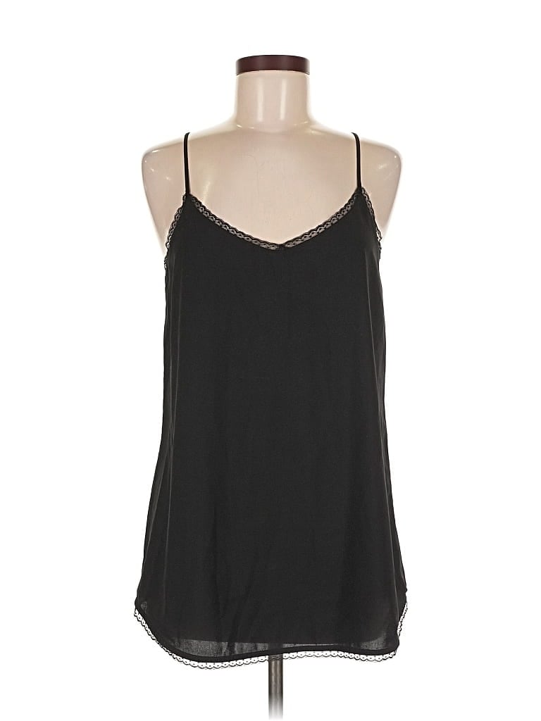 Pre-owned A.n.a. A New Approach Sleeveless Blouse In Black