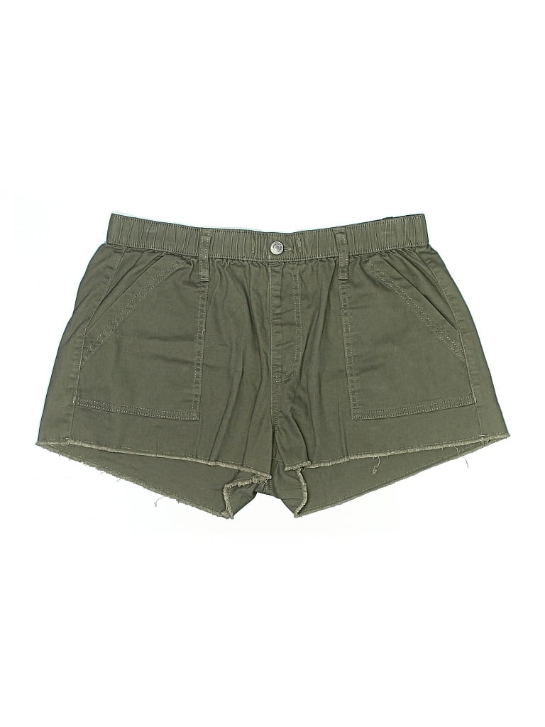 Pre-owned No Boundaries Khaki Shorts In Green