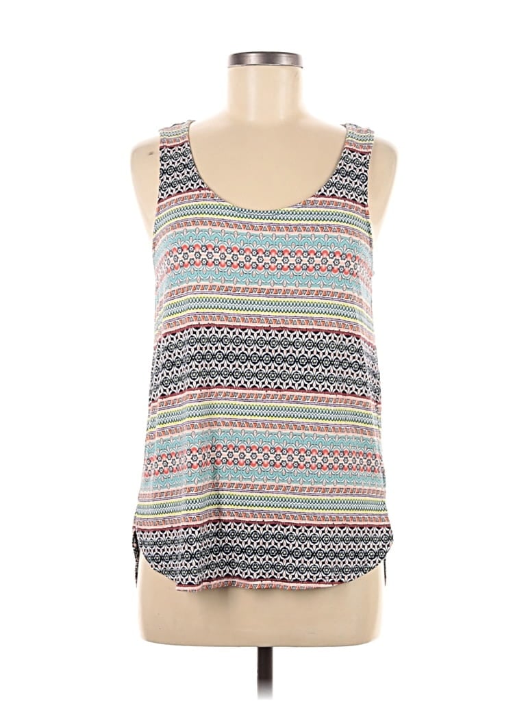 Pre-owned The Limited Tank Top Gray Halter Neckline Tops