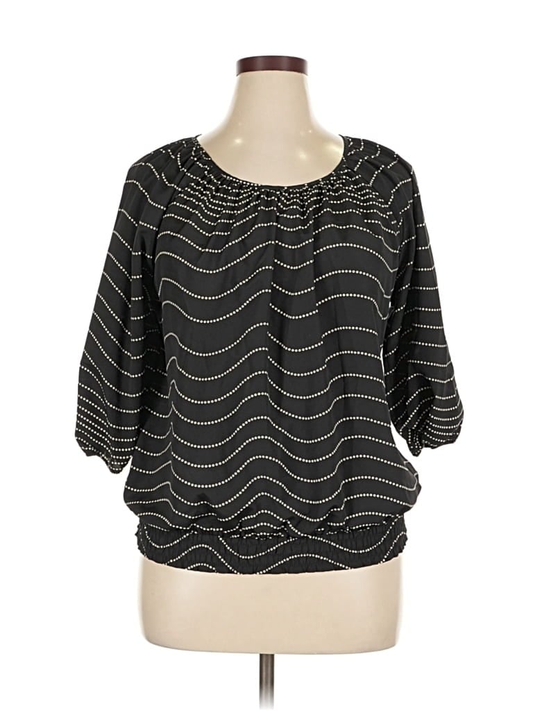 THE LIMITED Pre-owned 3/4 Sleeve Blouse In Black