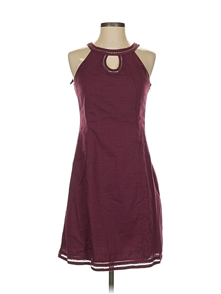 Pre-owned Merona Casual Dress In Burgundy