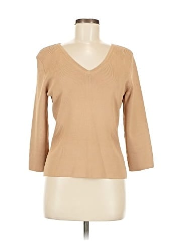 City Silk Pullover Sweater (view 1)