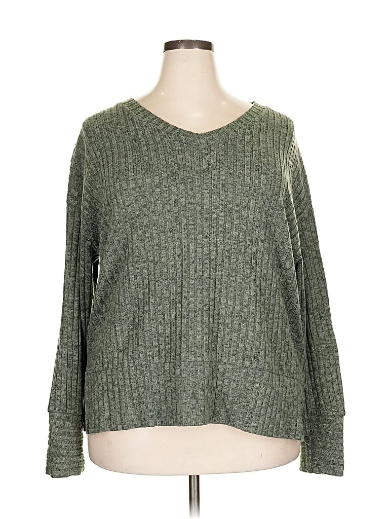 Pre-owned Unbranded Pullover Sweater In Green