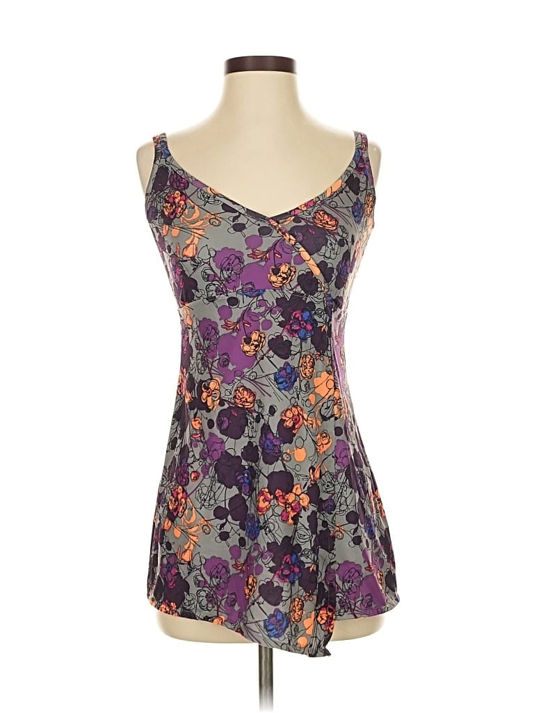 Pre-owned Rei Tank Top Gray Strapless Neckline Tops