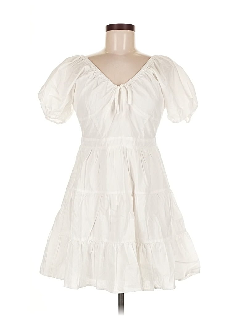 Pre-owned Koko + Mason Casual Dress In White