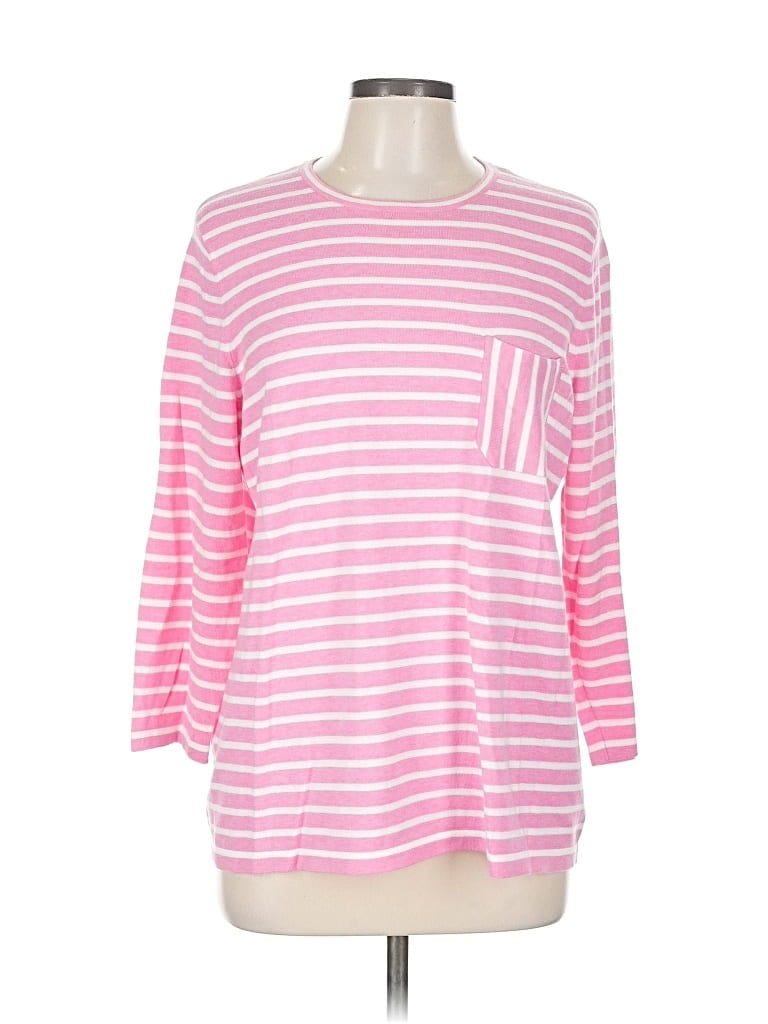 Pre-owned J. Mclaughlin Pullover Sweater In Pink