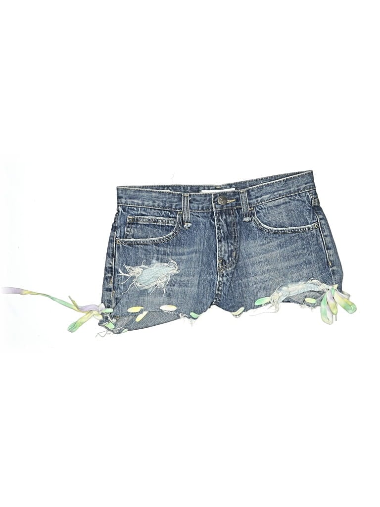 Pre-owned Vigoss Studio Denim Shorts In Blue