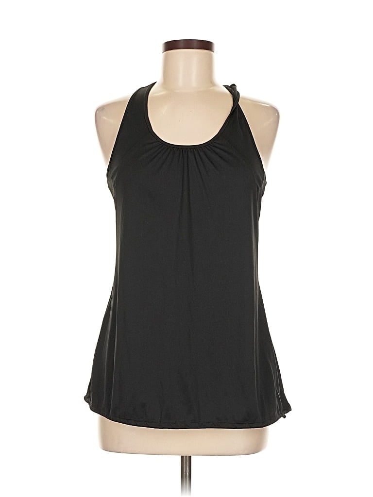 Pre-owned Danskin Now Active Tank Top In Black