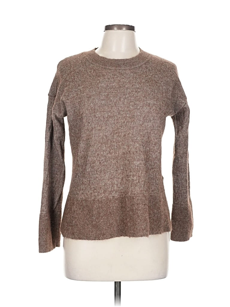 Pre-owned Banana Republic Wool Pullover Sweater In Brown