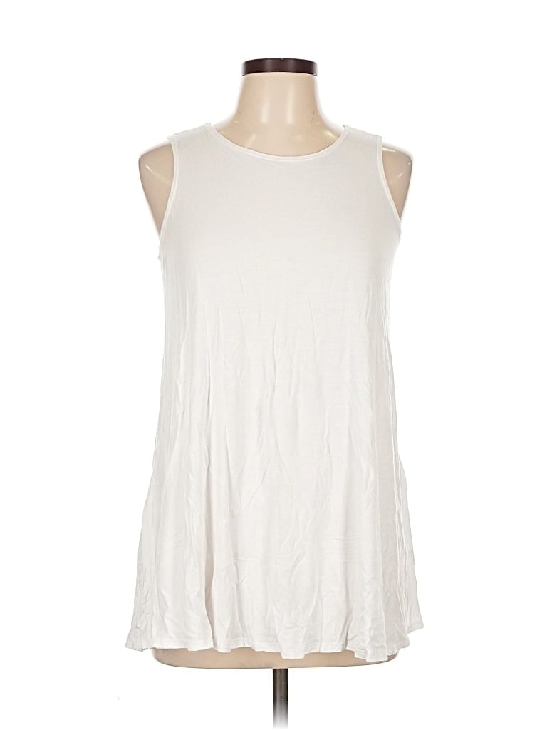 Pre-owned Assorted Brands Sleeveless T-shirt In White