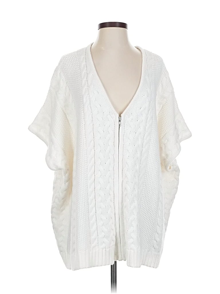 Pre-owned The Limited Poncho In White