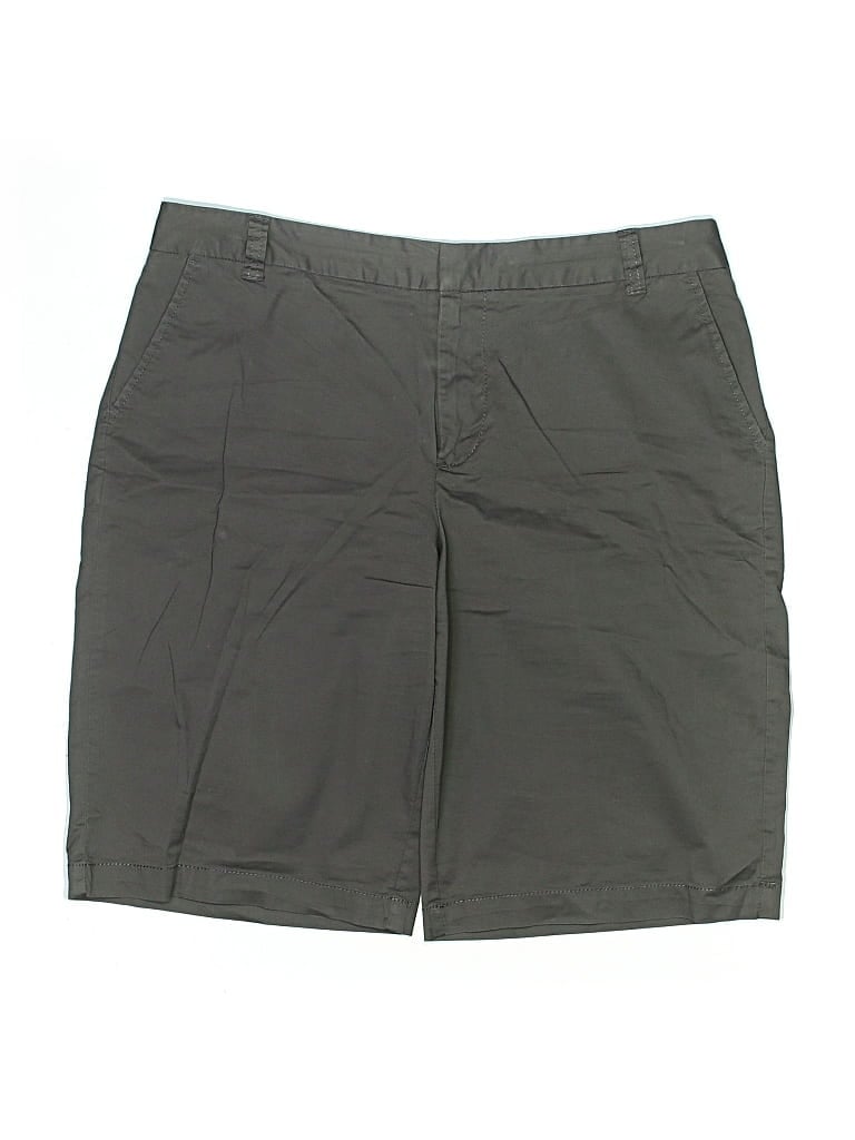 Pre-owned Merona Khaki Shorts In Gray