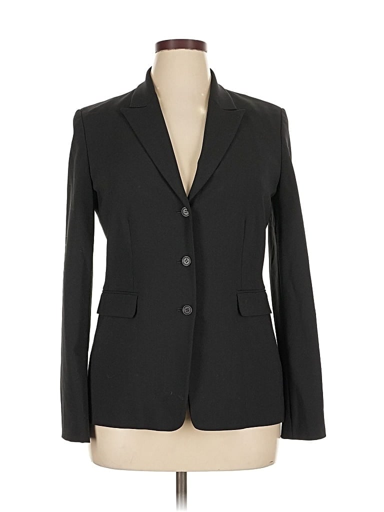 Pre-owned Elie Tahari Blazer Jacket In Black