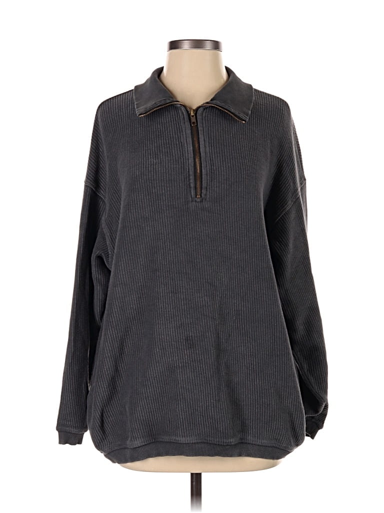 Pre-owned Aerie Sweatshirt In Gray