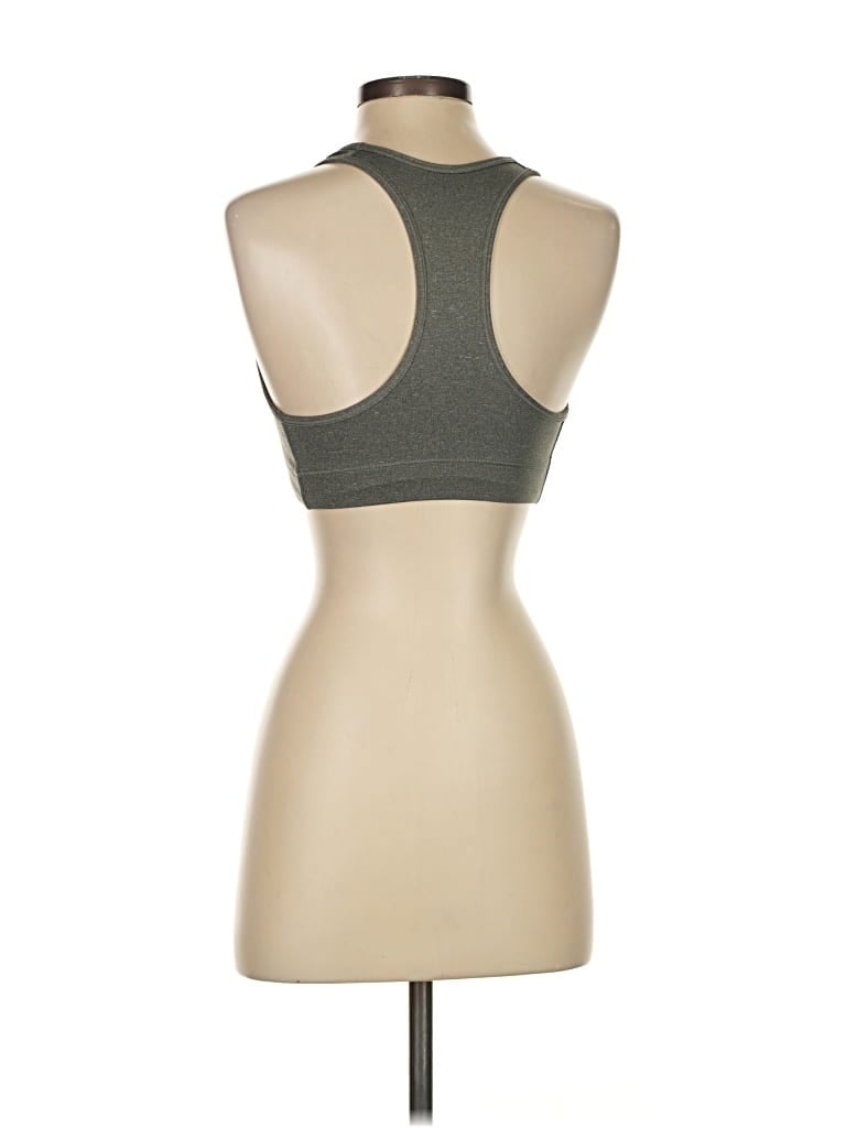 Pre-owned Nike Tank Top Gray Halter Neckline Tops