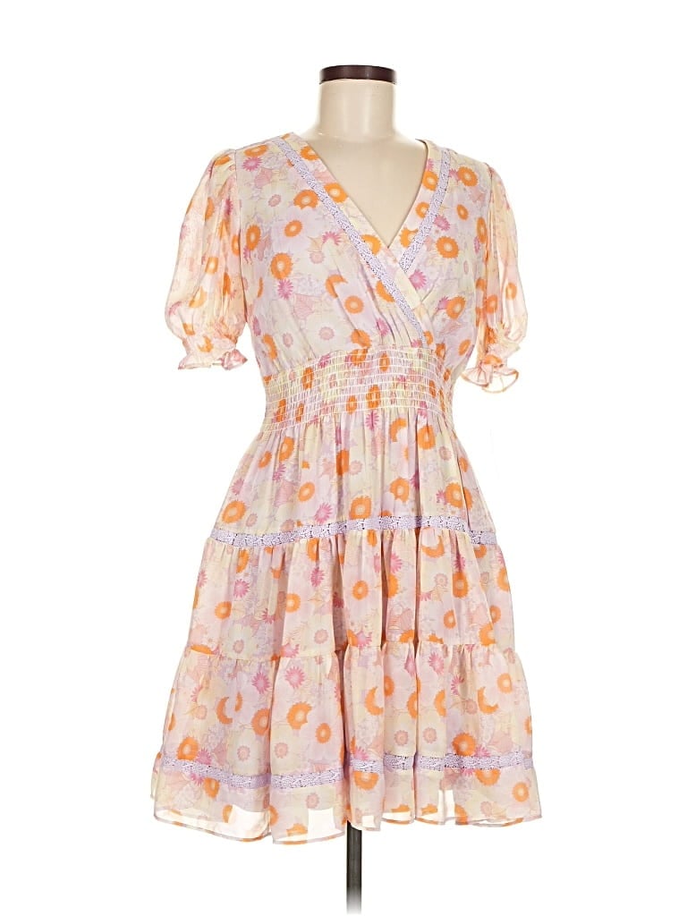 Pre-owned Taylor Casual Dress In Orange